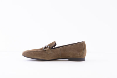 PAUL GREEN - 2596-122 FLAT LOAFER - KHAKI