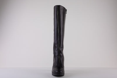 NeroGiardini - I205740D 100 HIGH HEEL LONG BOOT - BLACK LEATHER
