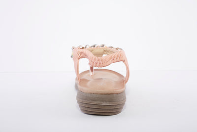 LUNAR - JLH272 Majorca III Toe Post Sandal Pink