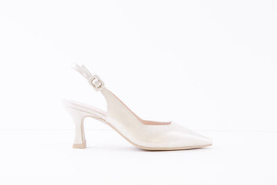 LODI - JUCO- MEDIUM HEEL SLING-BACK SHOE - GOLD