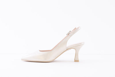 LODI - JUCO- MEDIUM HEEL SLING-BACK SHOE - GOLD