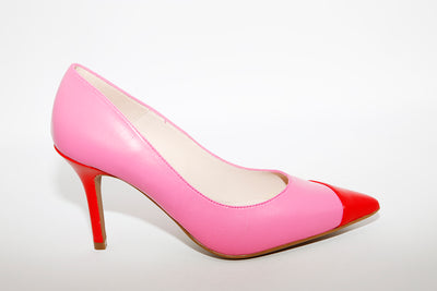MARIAN - Leather High Heel Red/Pink Shoe
