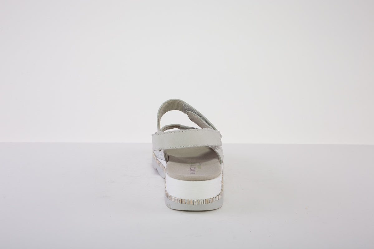WALDLAUFER 650K01 K NELLY-WEDGE COMFORT SANDAL - GREY