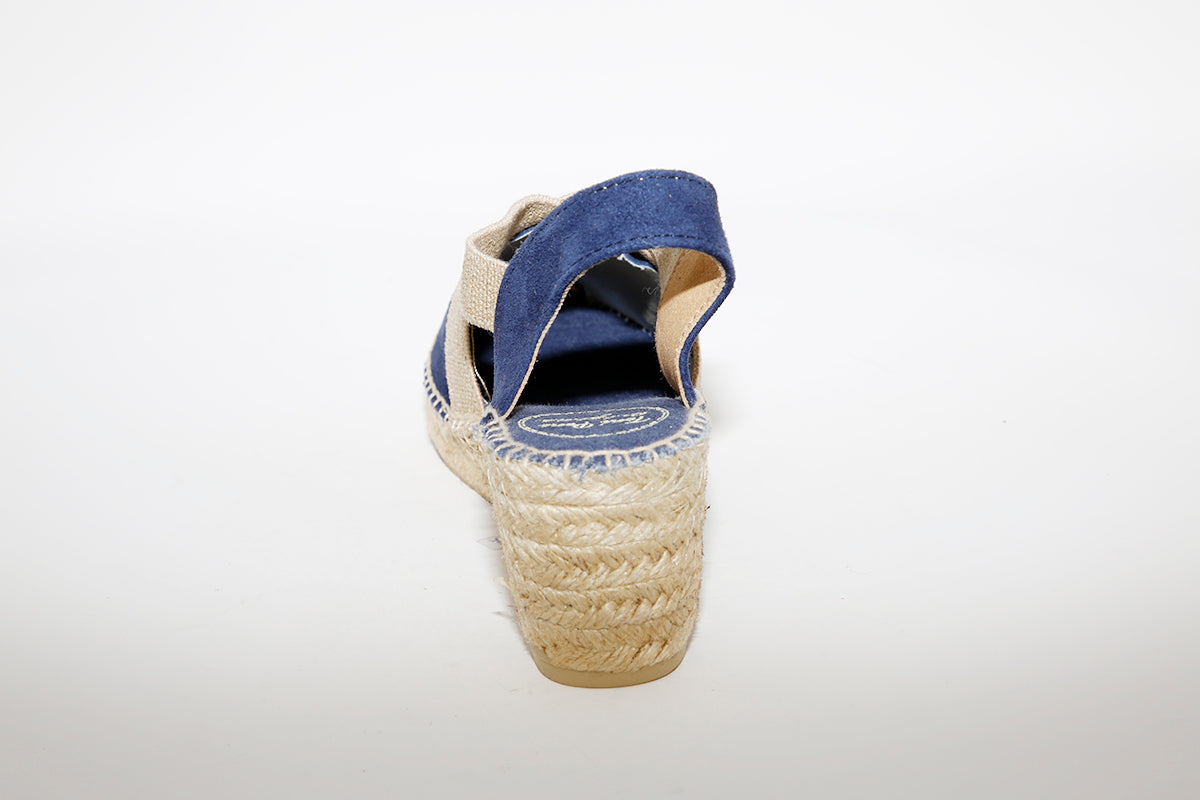 TONI PONS - Navy Suede espadrille TONA