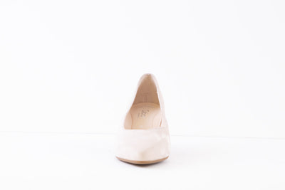 GABOR - 22.152.33 MEDIUM BLOCK HEEL COURT SHOE - BEIGE SUEDE
