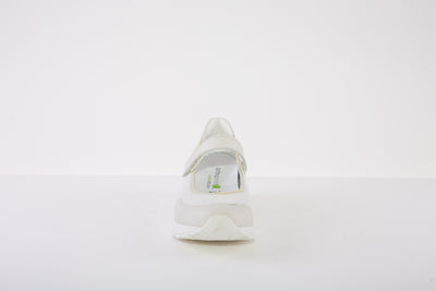 WALDLAUFER 939H32 201 H-CLARA LOW WEDGE STRAP SHOE - CREAM