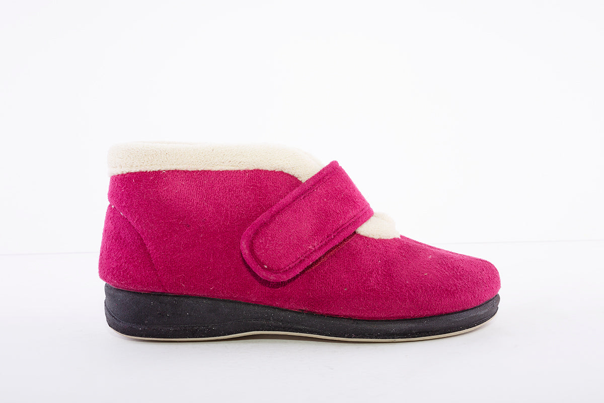SLEEPERS - LS342 Bootee Slipper Wine
