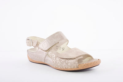 WALDLAUFER - HELIETT COMFORT SANDAL - LIGHT GOLD