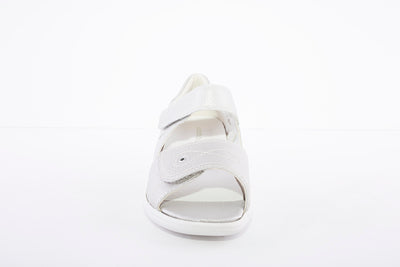 WALDLAUFER - KARA HEEL-IN FLAT SANDAL - SILVER
