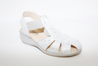 AEROBICS - 5859 TOE-IN SANDAL - SILVER