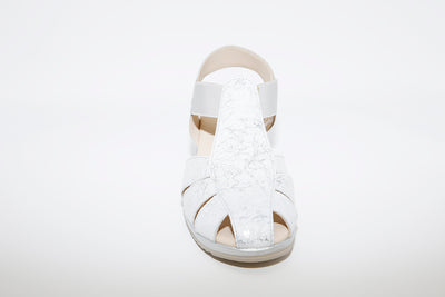 AEROBICS - 5859 TOE-IN SANDAL - SILVER