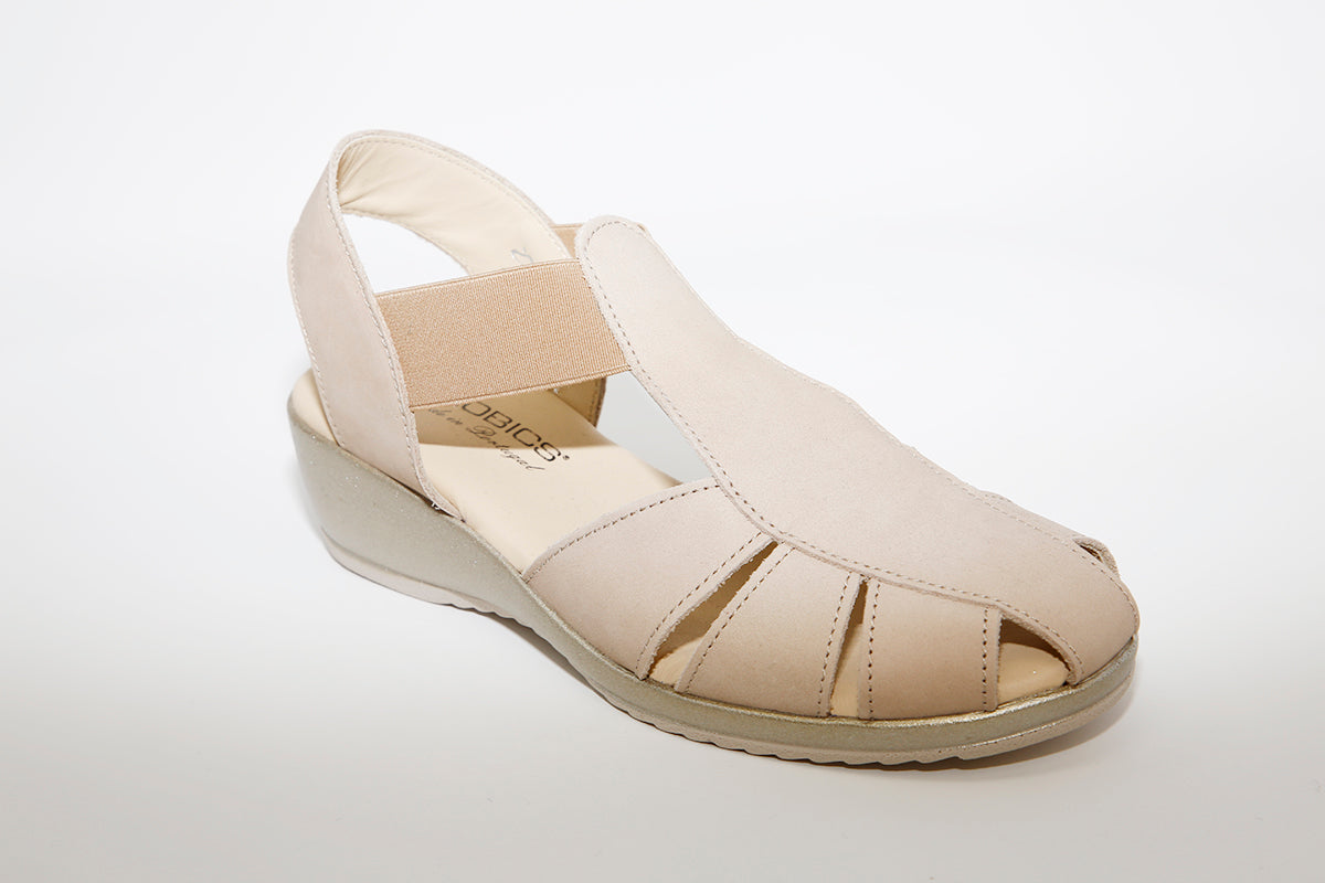AEROBICS - 5859 TOE-IN SANDAL - BEIGE NUBUCK