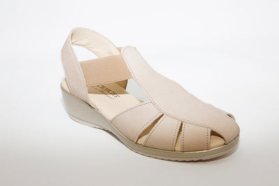 AEROBICS - 5859 TOE-IN SANDAL - BEIGE NUBUCK