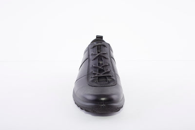 HOTTER - Tansy Black Leather Lace Shoes