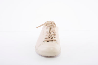 HOTTER - Dew Beige Leather Lace Shoe