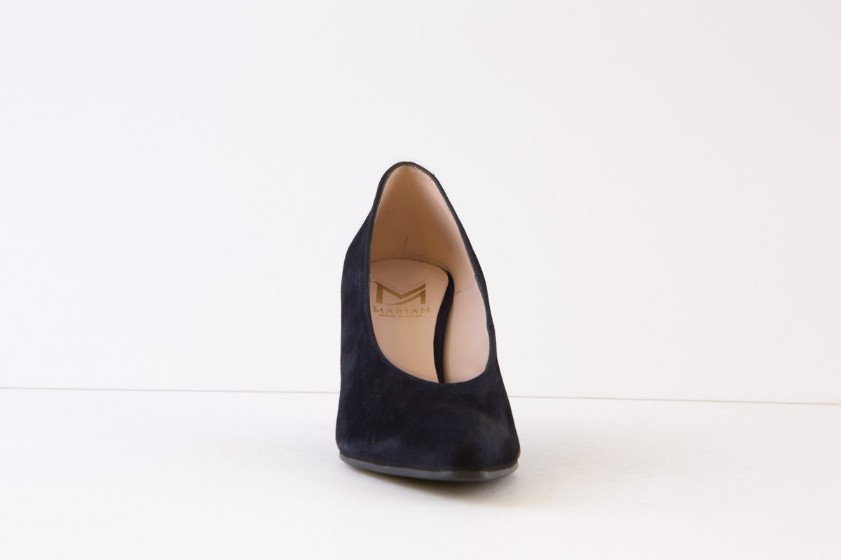 MARIAN - 4601 MEDIUM HEEL COURT SHOE - NAVY SUEDE