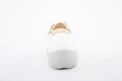 HOTTER - Tansy White Leather Lace Shoe