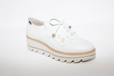 CALLAGHAN - 14833 Wedge Slip On Shoe - Silver