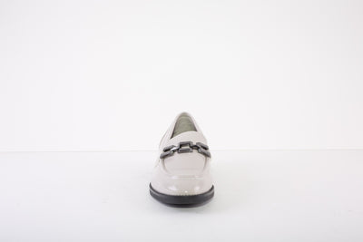 TAMARIS 24301-252 LOW HEEL SLIP-ON SHOE - PALE GREY