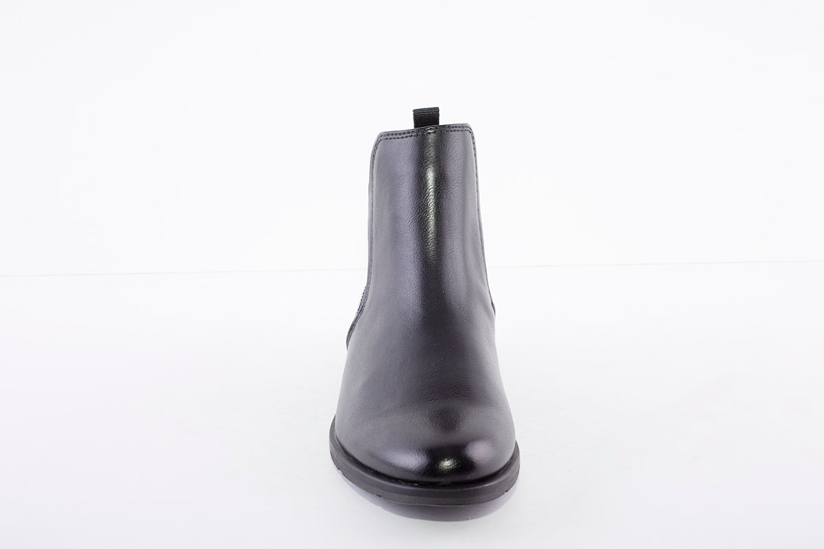 MARCO TOZZI - 25040-096 FLAT CHELSEA BOOT - BLACK