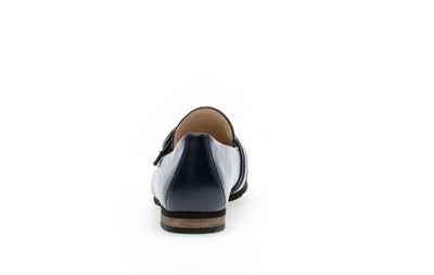GABOR - 42.433.26 LOW HEEL LOAFER - NAVY LEATHER
