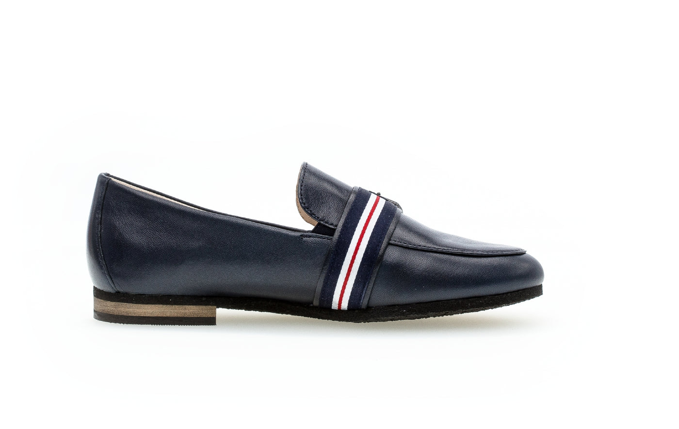 GABOR - 42.433.26 LOW HEEL LOAFER - NAVY LEATHER