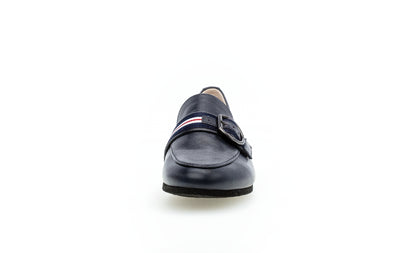 GABOR - 42.433.26 LOW HEEL LOAFER - NAVY LEATHER