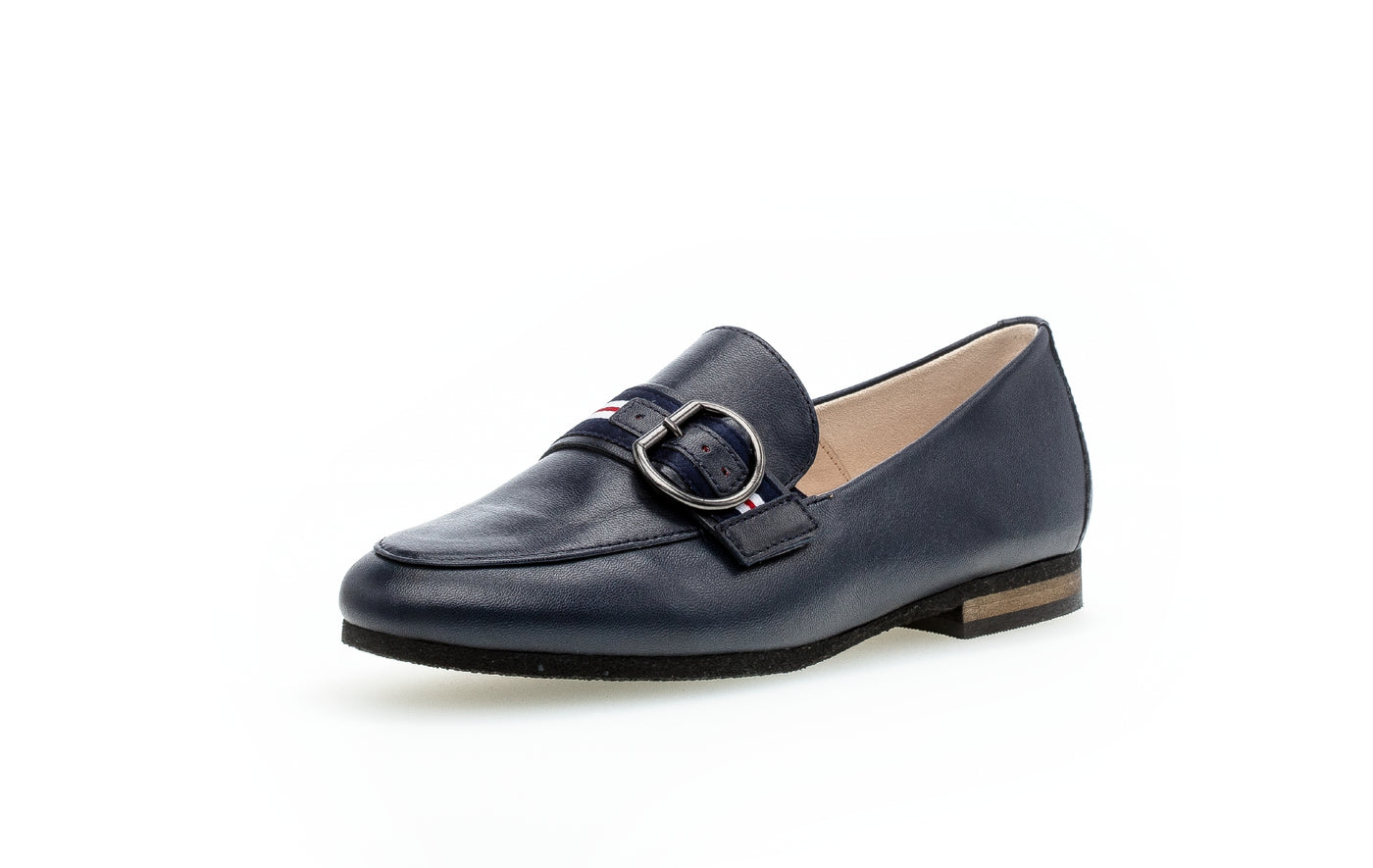 GABOR - 42.433.26 LOW HEEL LOAFER - NAVY LEATHER