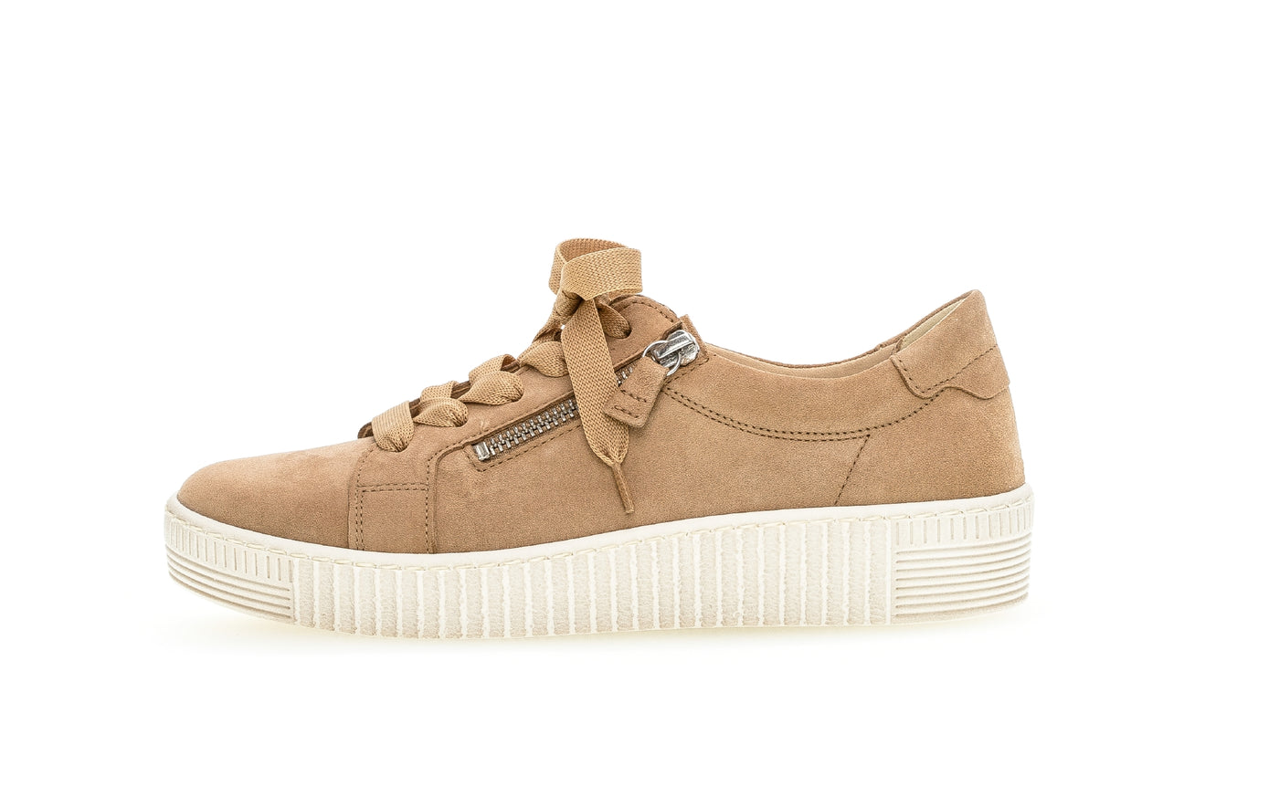 GABOR - 43.334.38 FLAT SHOE - CAMEL SUEDE