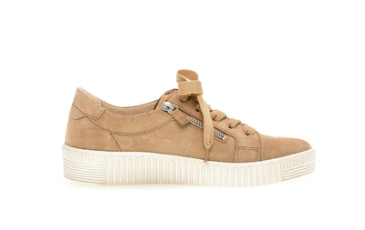 GABOR - 43.334.38 FLAT SHOE - CAMEL SUEDE