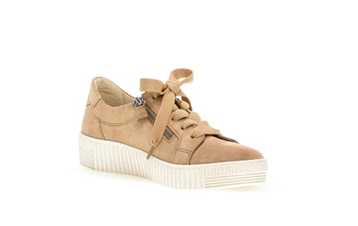 GABOR - 43.334.38 FLAT SHOE - CAMEL SUEDE