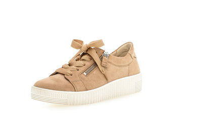 GABOR - 43.334.38 FLAT SHOE - CAMEL SUEDE