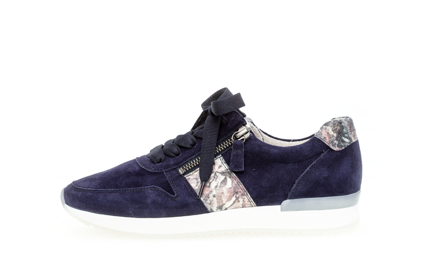 GABOR - 43.420.16 LACED FASHION SHOE - NAVY SUEDE
