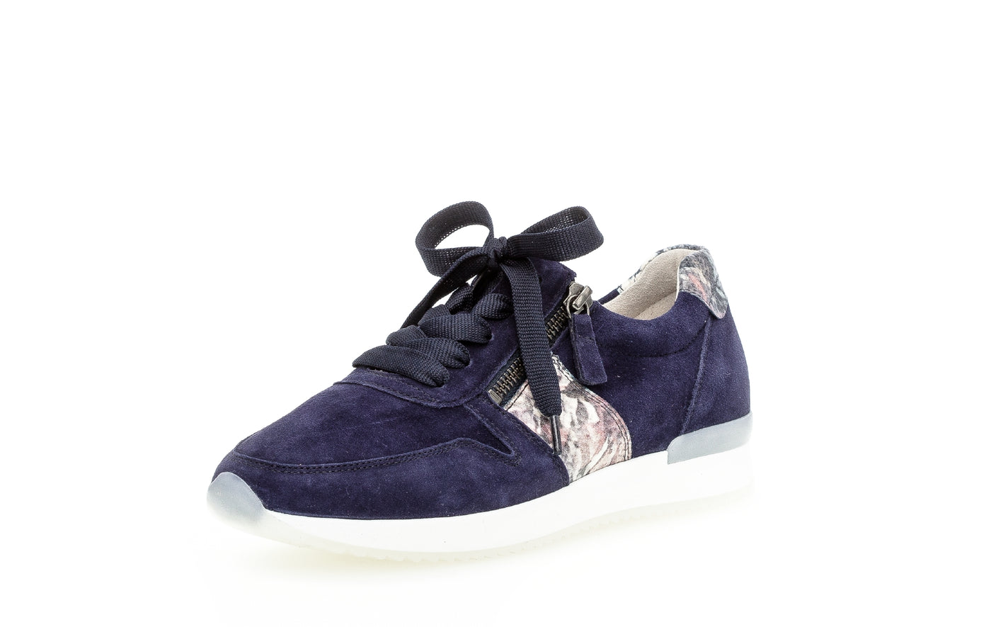 GABOR - 43.420.16 LACED FASHION SHOE - NAVY SUEDE