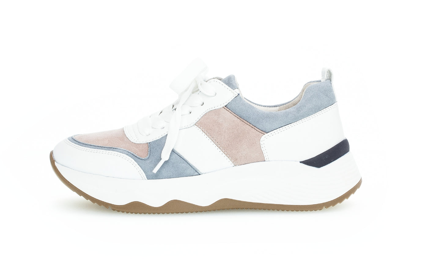 GABOR - 43.490.26 LACED FASHION RUNNER - WHITE MULTI