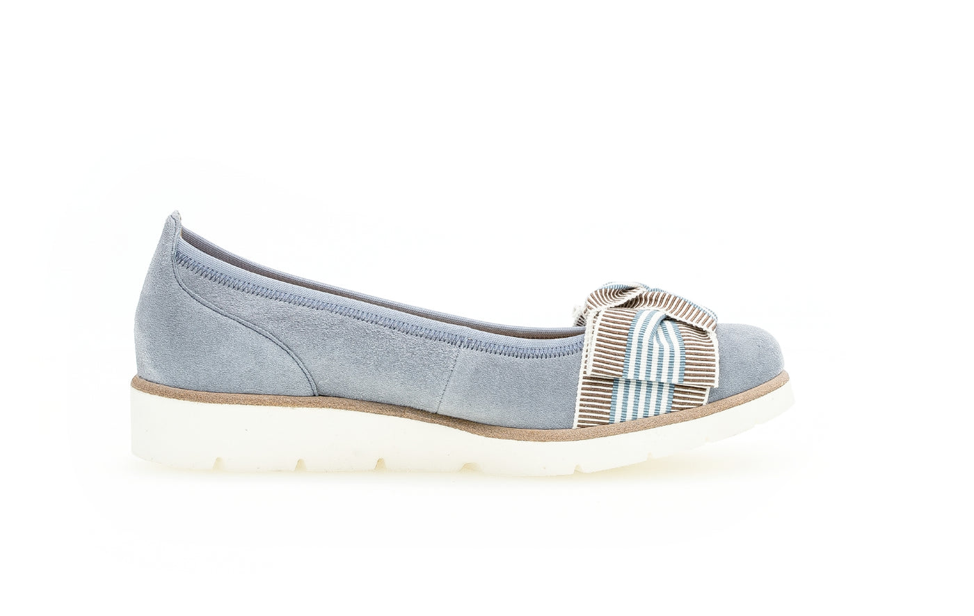 GABOR - 44.141.19 FLAT POMP - BABY BLUE