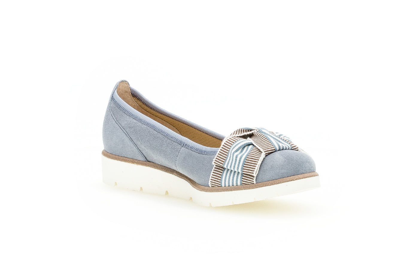 GABOR - 44.141.19 FLAT POMP - BABY BLUE