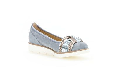 GABOR - 44.141.19 FLAT POMP - BABY BLUE