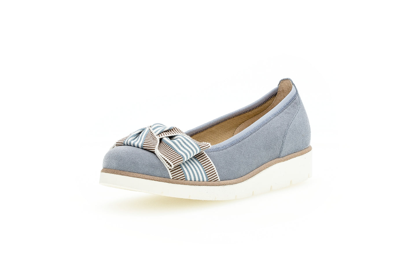 GABOR - 44.141.19 FLAT POMP - BABY BLUE