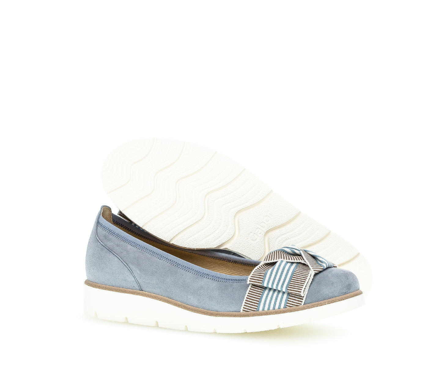 GABOR - 44.141.19 FLAT POMP - BABY BLUE