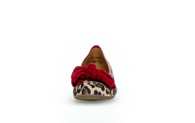 GABOR - 44.163.35 FLAT POMP - RED LEOPARD