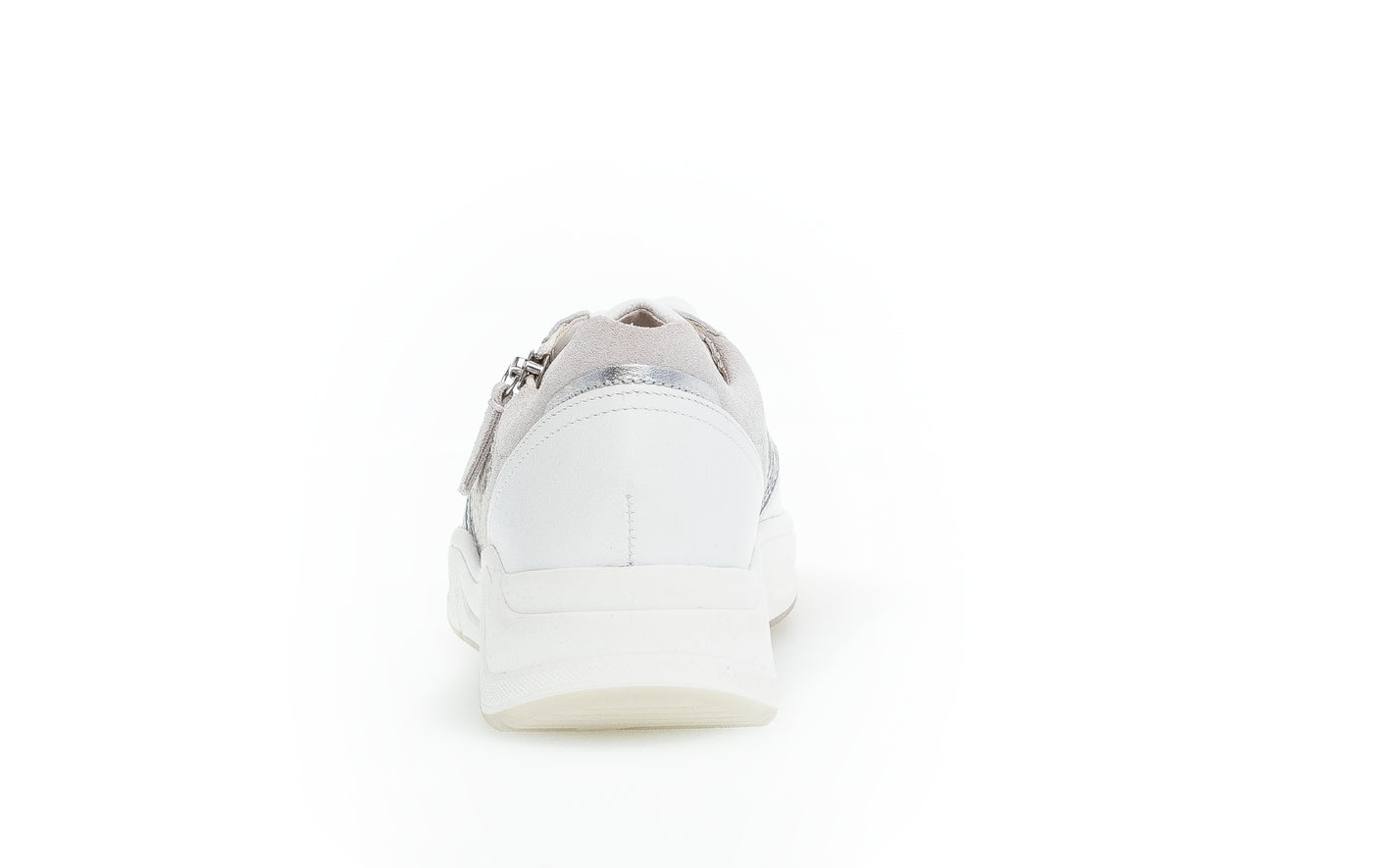 GABOR - 46.308.83 FASHION LACED TRAINER - WHITE SNAKESKIN