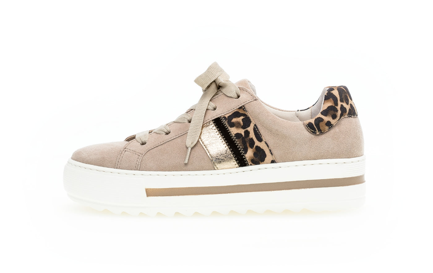 GABOR - 46.495.34 LACED SHOE - TAUPE