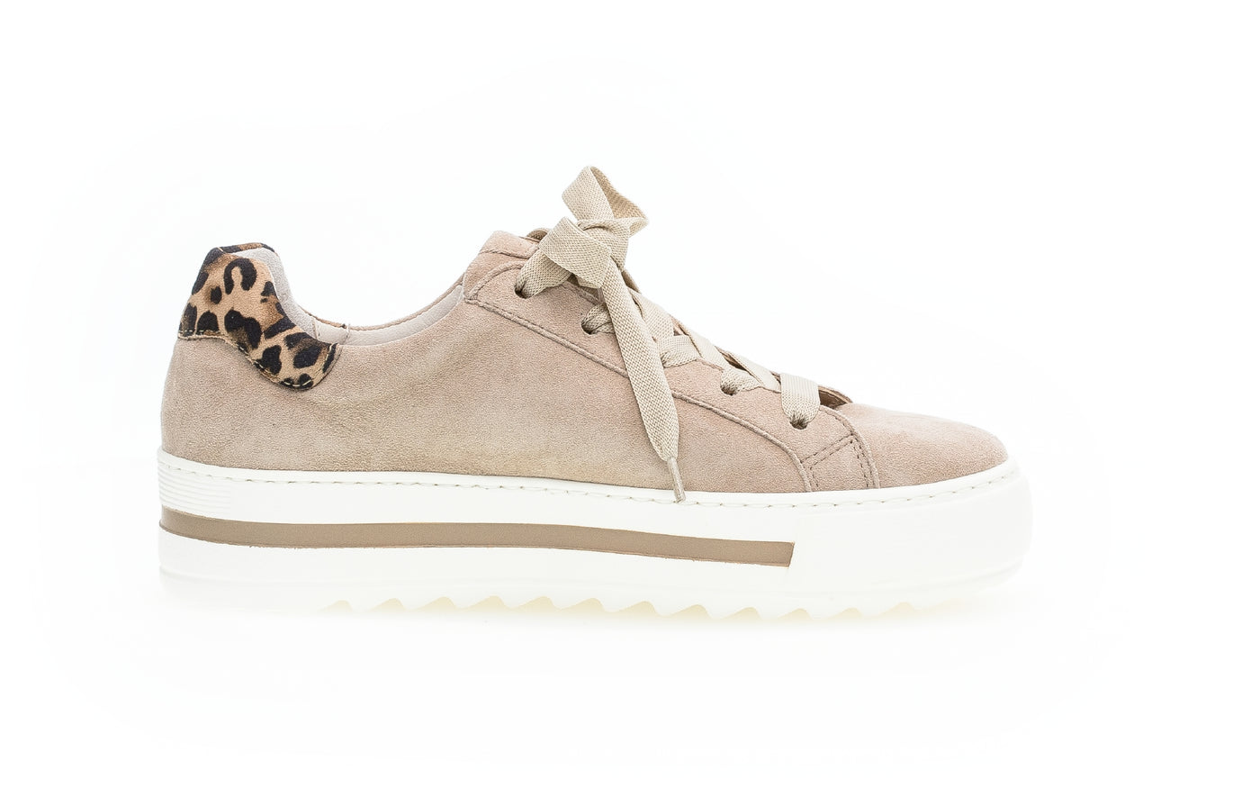 GABOR - 46.495.34 LACED SHOE - TAUPE