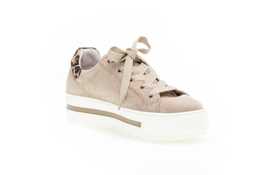 GABOR - 46.495.34 LACED SHOE - TAUPE