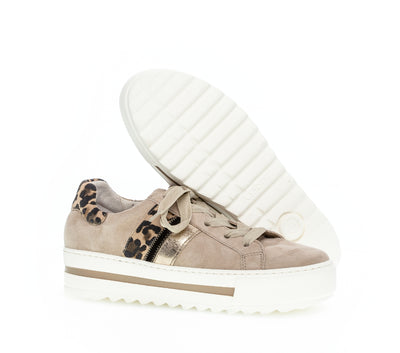 GABOR - 46.495.34 LACED SHOE - TAUPE