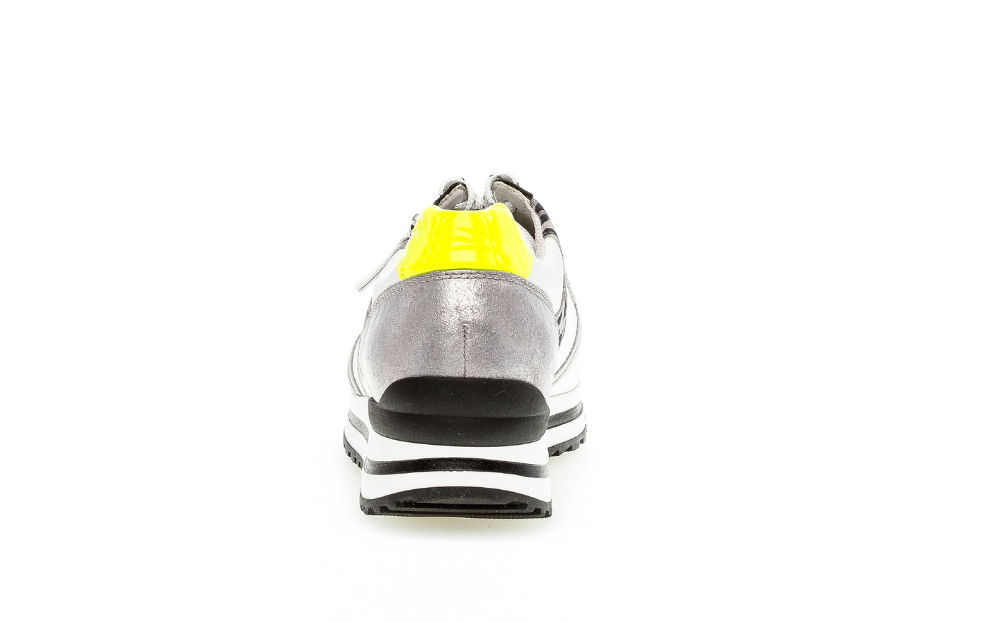 GABOR - 46.525.51 LACED FASHION TRAINER - WHITE/SILVER