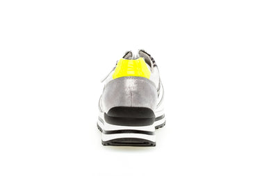 GABOR - 46.525.51 LACED FASHION TRAINER - WHITE/SILVER