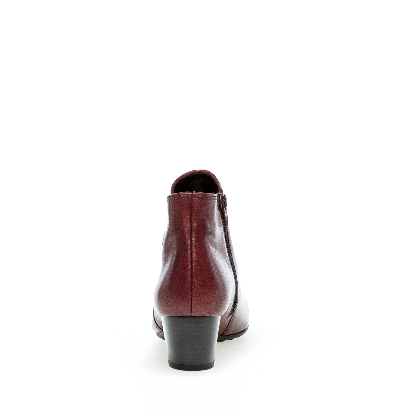 GABOR - 52.827.58 LOW HEEL ANKLE BOOT - WINE