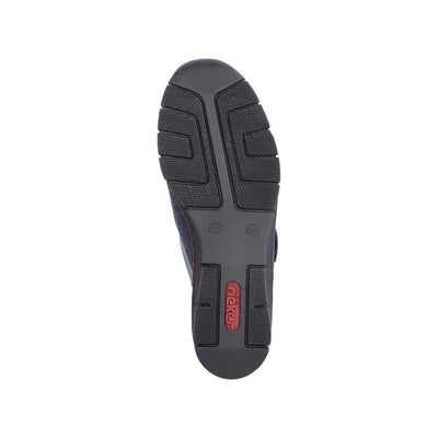 RIEKER 537C0-14 SHOE-VELCRO COMFORT SHOE - NAVY